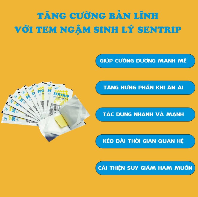 Công dụng của tem ngậm Sentrip