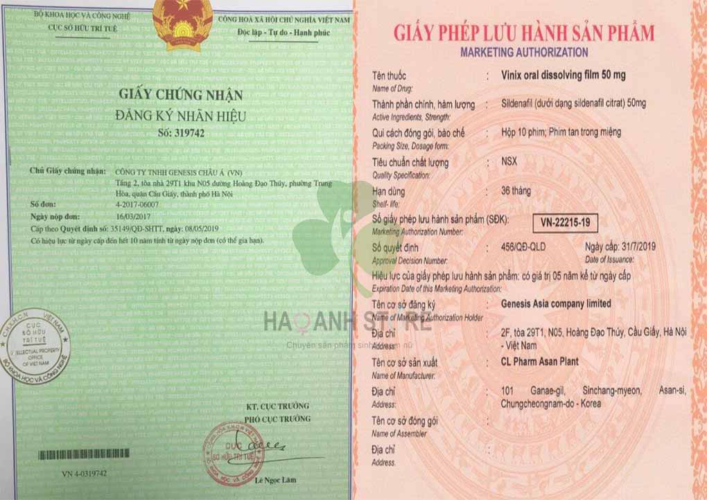 giay-cap-phep-luu-hanh-vinix-tai-viet-nam