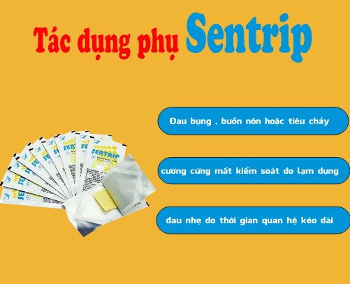 Tác hại tem ngậm Sentrip khi bị lạm dụng nhiều lần