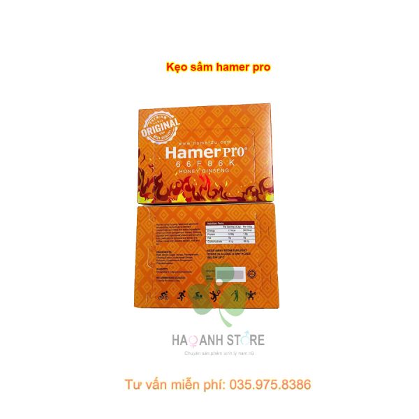 Kẹo sâm hamer pro