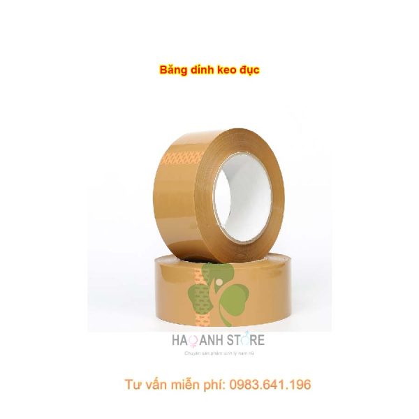 Băng dính vàng dán thùng 150ya