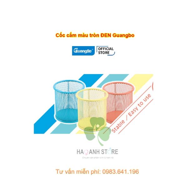 Cốc cắm bút màu tròn Guangbo
