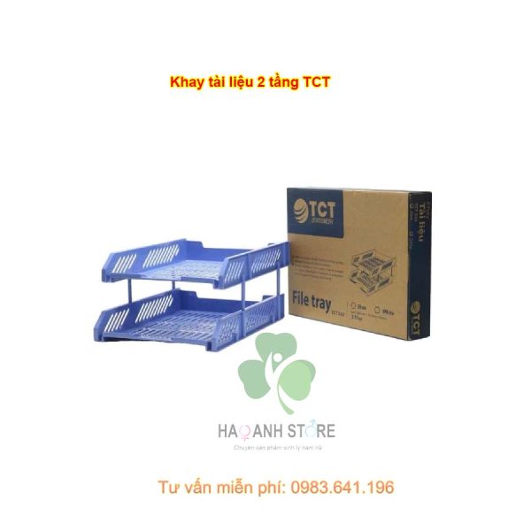Khay để tài liệu 2 tầng