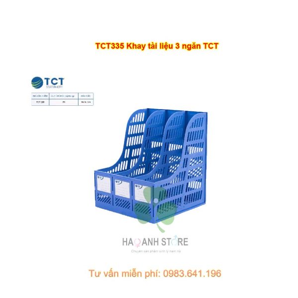 Khay để tài liệu 3 ngăn