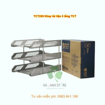 Khay để tài liệu 3 tầng