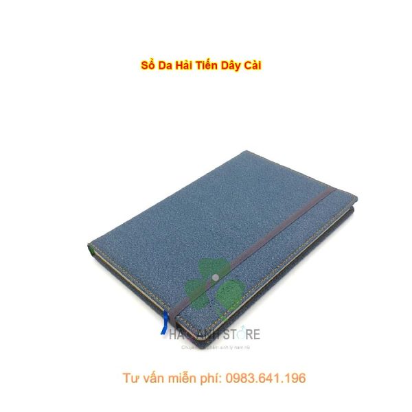 Sổ da hải tiến dây cài